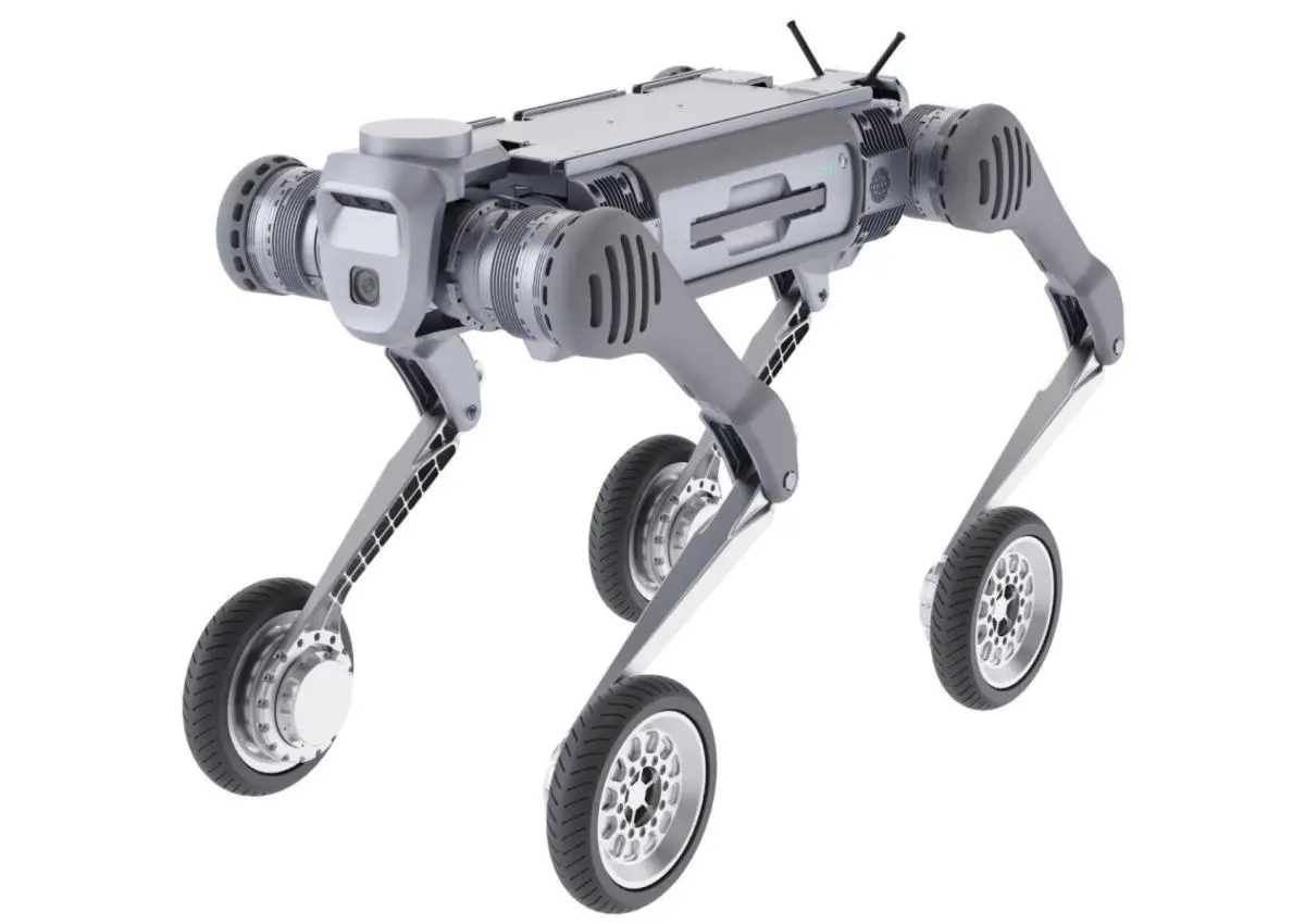 Wheeled quadruped robot - 2/2