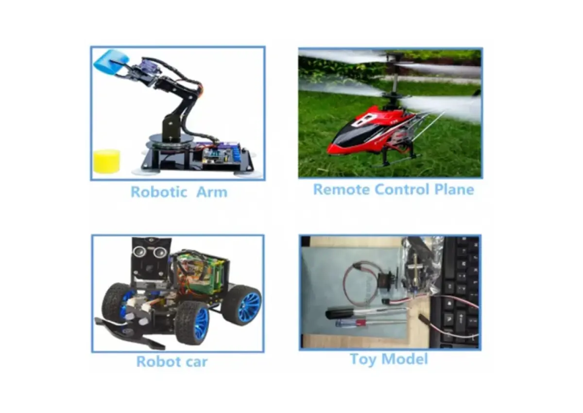 Adeept AD002 Servo Motor for RC Robot Car (8x) - 2/3