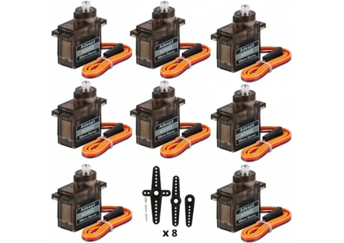 Adeept AD002 Servo Motor for RC Robot Car (8x) - 3/3